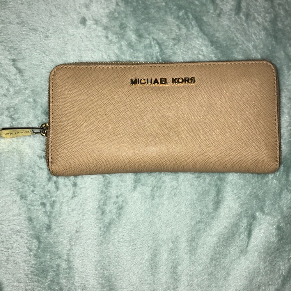 Tan Michael Kors wallet!